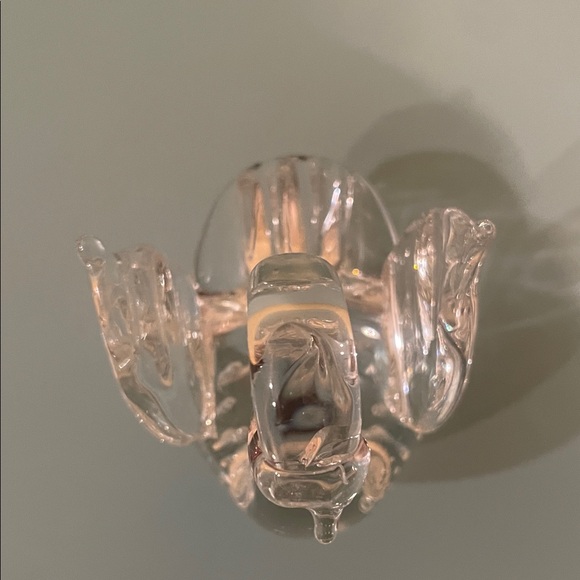 Vintage Mid-Century Controlled Bubble Glass Swan Figurine Paperweight - Picture 7 of 8